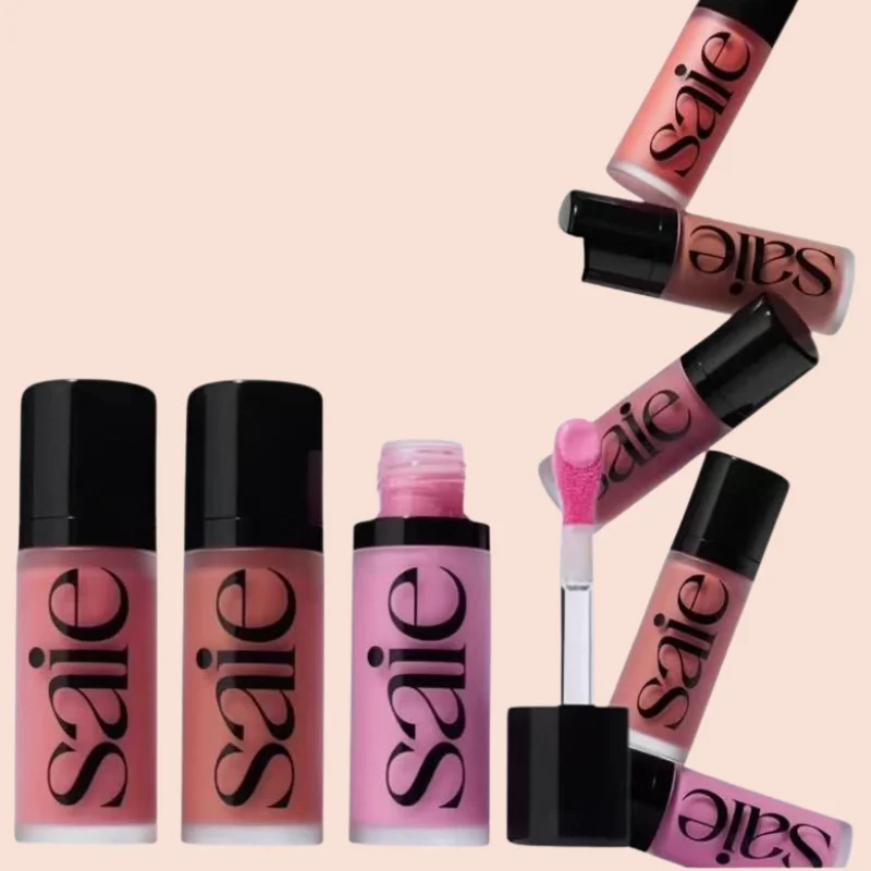 Saie عالي اللمعان مسحوق أحمر الخدود السائل في جميع أنحاء الوجه اشراق تمييز ترطيب طويل الأمد ماكياج السائل جل 2025 #1