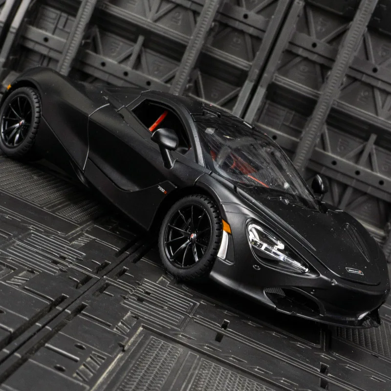 Porte modello di auto in lega 1:24 McLaren 720 su entrambi i lati che possono essere aperte con funzioni di suono e illuminazione simulate