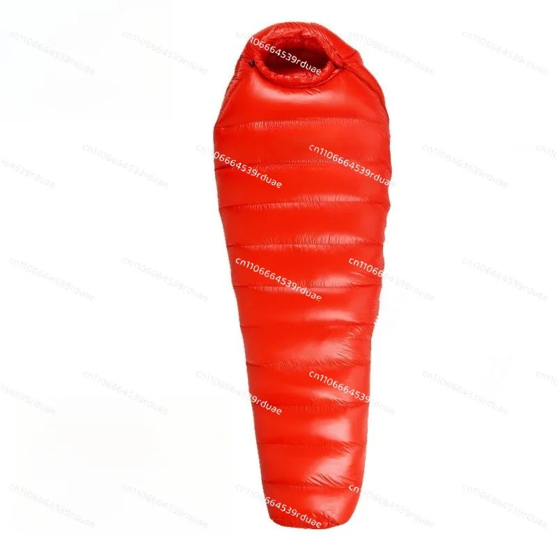 Lightweight Winter Feather Duck Down Sleeping Bag 800g Fill for Camping Hiking