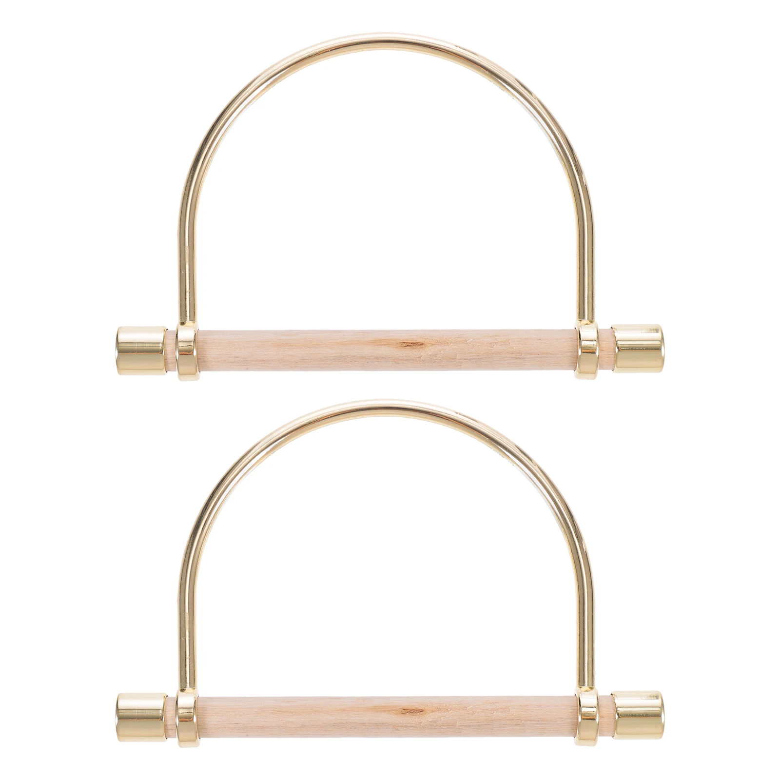 

2pcs Metal Handbag Handle Accessories D-shaped Tote Bag Handles Purse Laptop Straps High Quality Craftsmanship Durable Material
