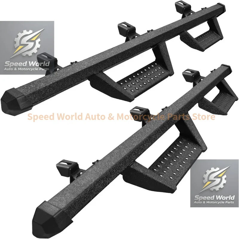 Down Running Boards Compatible With Vehicle 20072018 Wrangler JK JKU Unlimited 4 Doors Textured Black