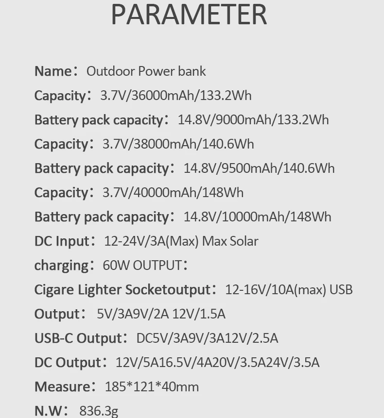 CPAP Machine For Battery Pack 24V 5A For GII E-20C E-20A G2S A20 Travelling on Airplane Train Vehicle Vacation Holiday