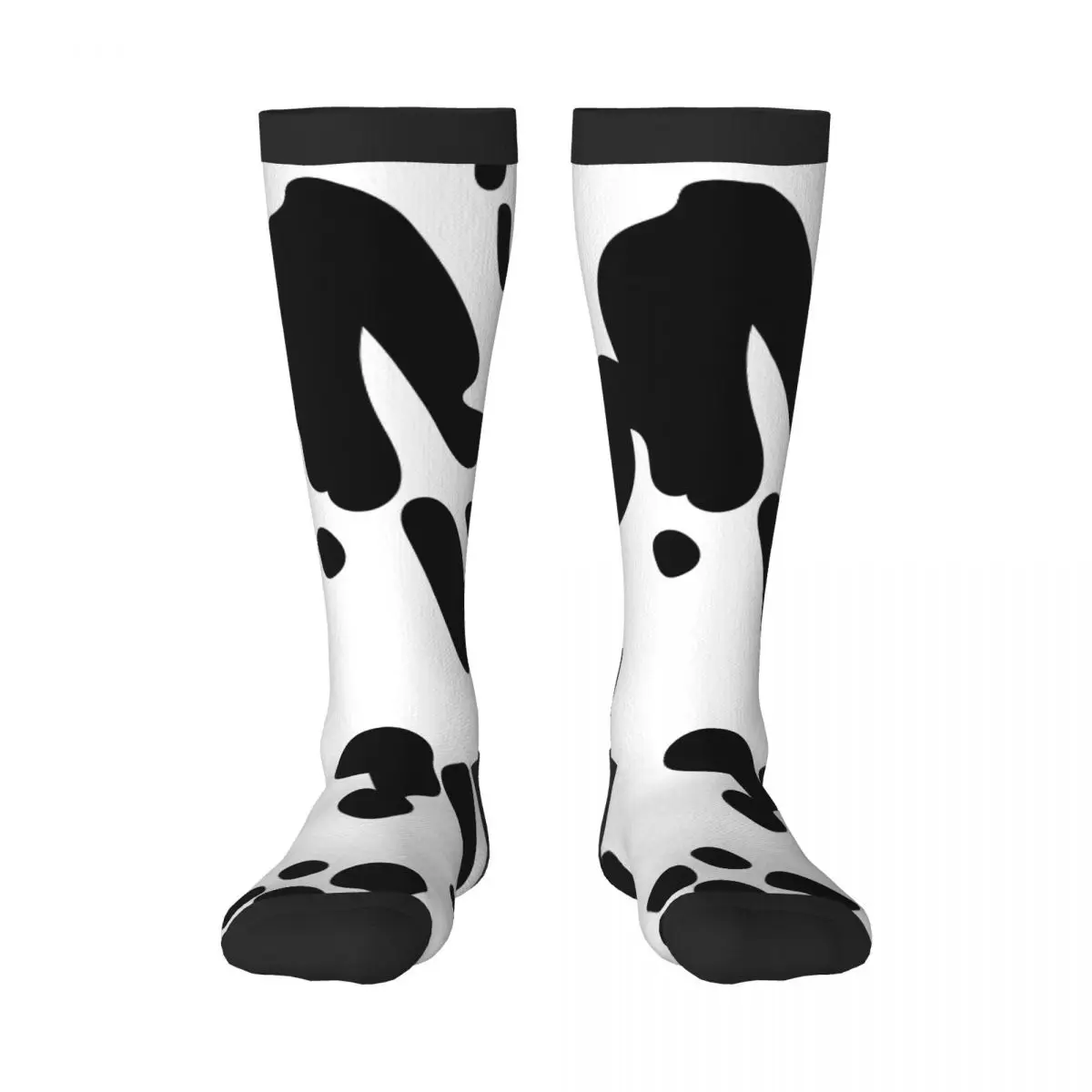 

1 Pack Cow Domestic Pattern Over-knee Long Socks Middle High School Socks