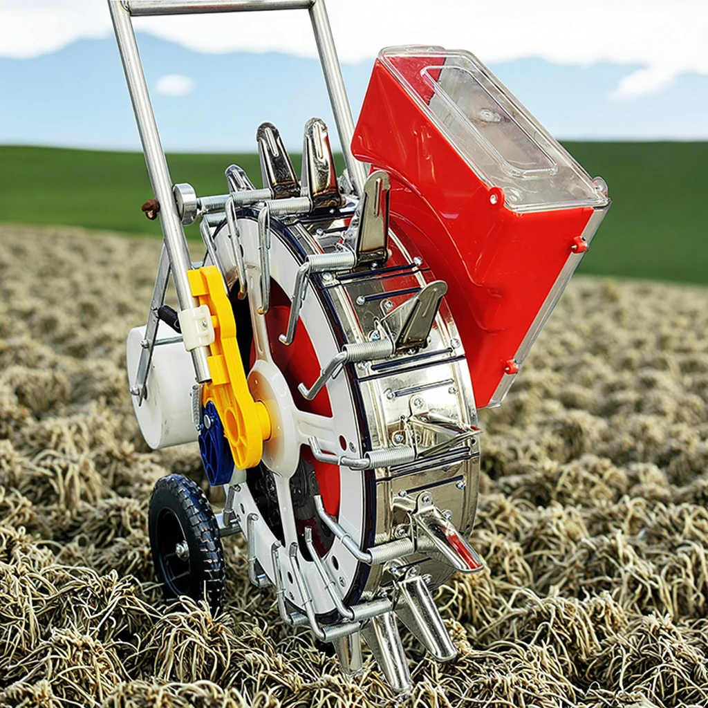 Farm Machinery Manual Peanut Broad Bean Soybeans Planter Hand Push Corn Sorghum Seeder