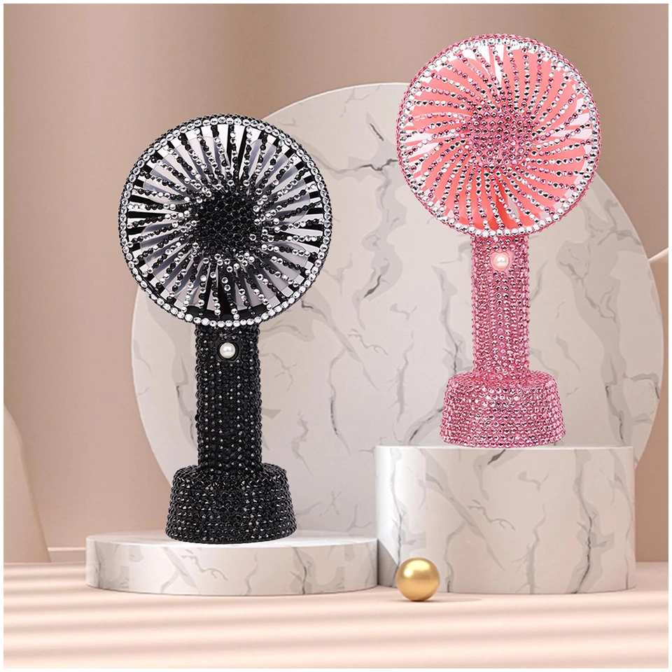 Lashprofessor Diamond Air Blower Fan Lash Fan Dryer Mini Portable 3 Speeds Eyelash Usb Fan