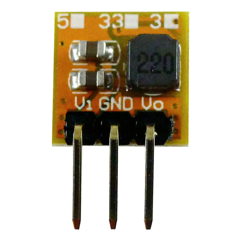 0.7-5V to 3V/3.3V/5V Boost Converter Module 95% Efficiency for AA/AAA Battery Motor Breadboard Power Supply With/Without Pin