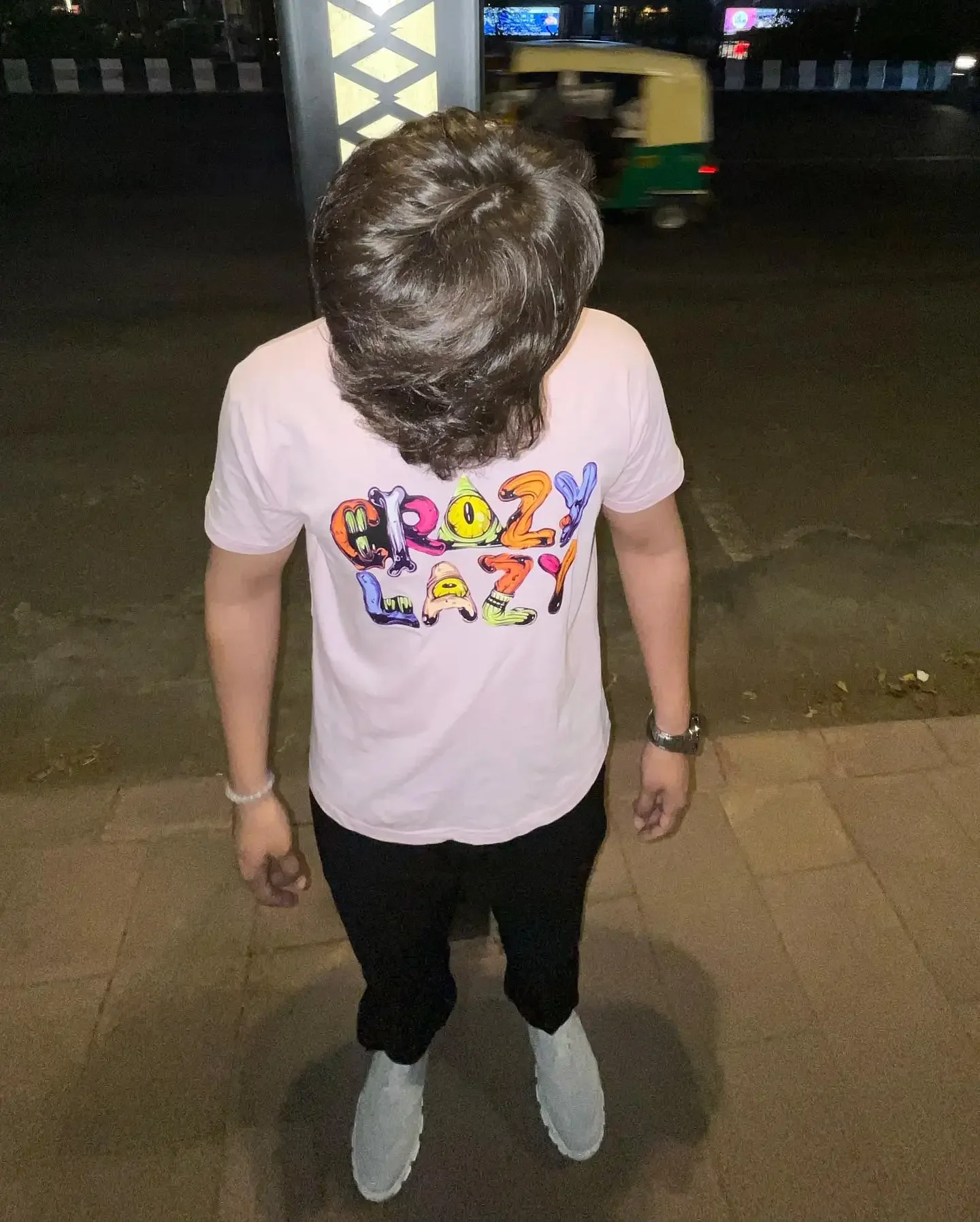 

Heavy And Opaque, American Retro Design Sense, Color Creative Letter Printing Short-sleeved T-shirt