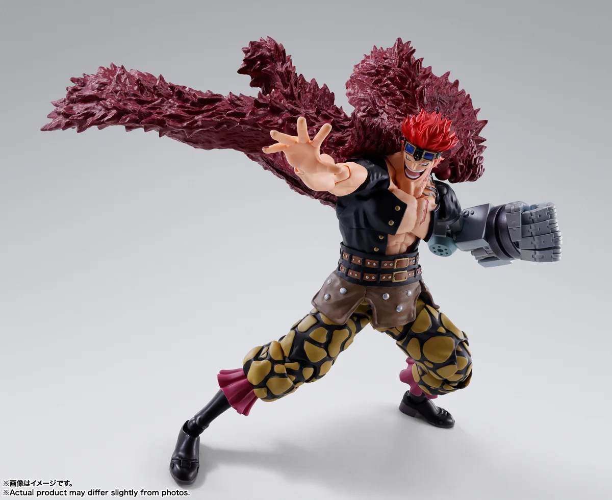 오리지널 원피스 S.H.Figuarts EUSTASS.KID-오니가시마 애니메이션 PVC 액션 피규어 장난감 컬렉션 인형 피규어