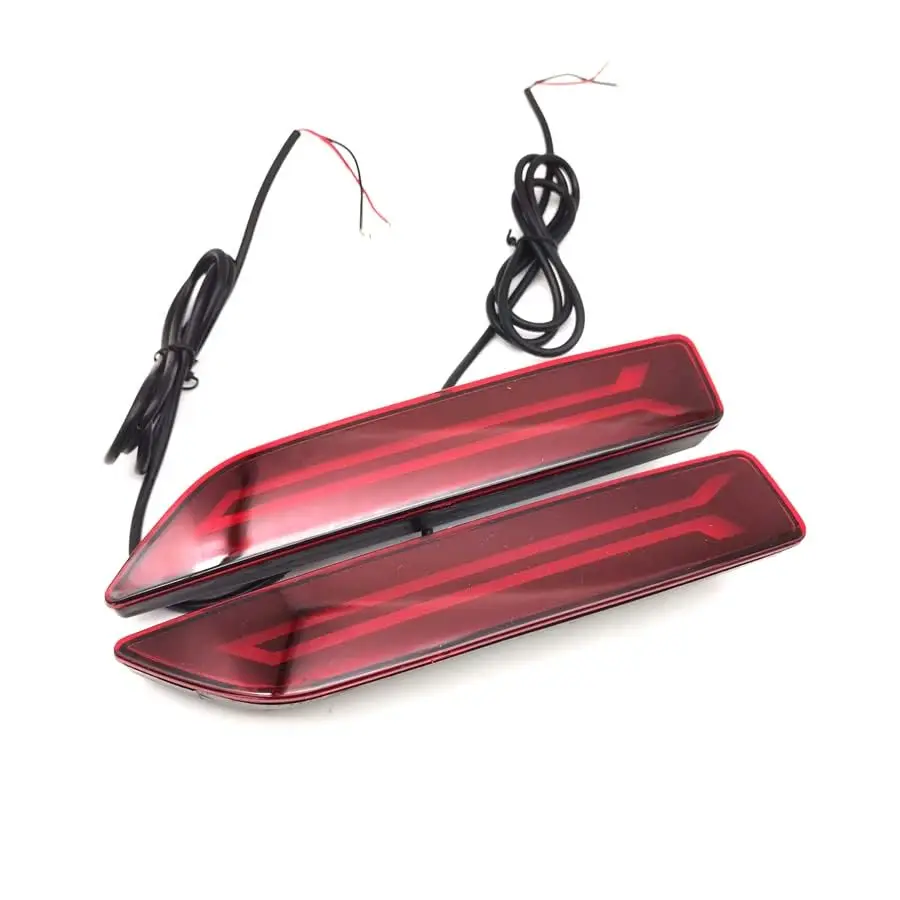 2x LED Rear Bumper Reflector Light Brake Lamp for Honda Crv 2007-2009