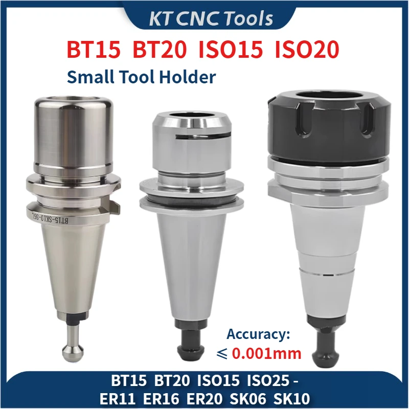 

BT15 BT20 ISO15 ISO20 ISO25 - SK06 SK10 ER11 ER16 35MS Mini Tool Holder BT ISO Spindle Tool holder CNC Milling Engraving Machine