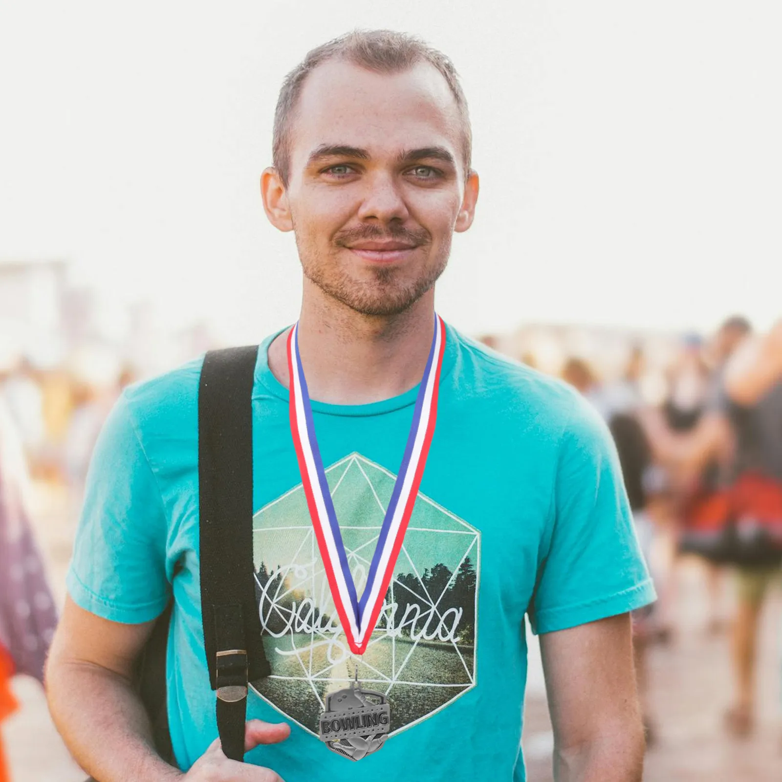 

Изысканная спортивная медаль для боулинга, наградная медаль с креативным дизайном из цинкового сплава, долговечная, для награждения в боулинге