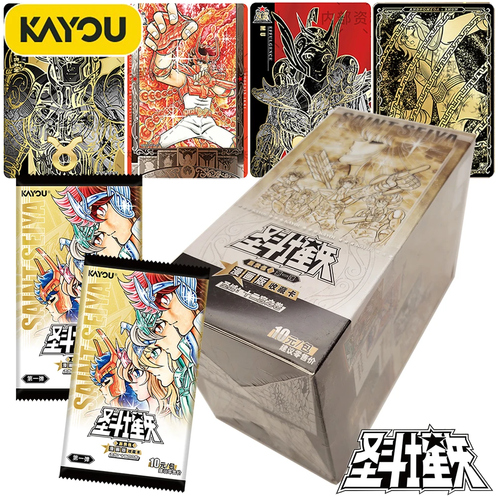 new-kayou-original-saint-seiya-collection-card-japanese-comic-high-quality-characters-cards-peripheral-doujin-toys-and-hobbies
