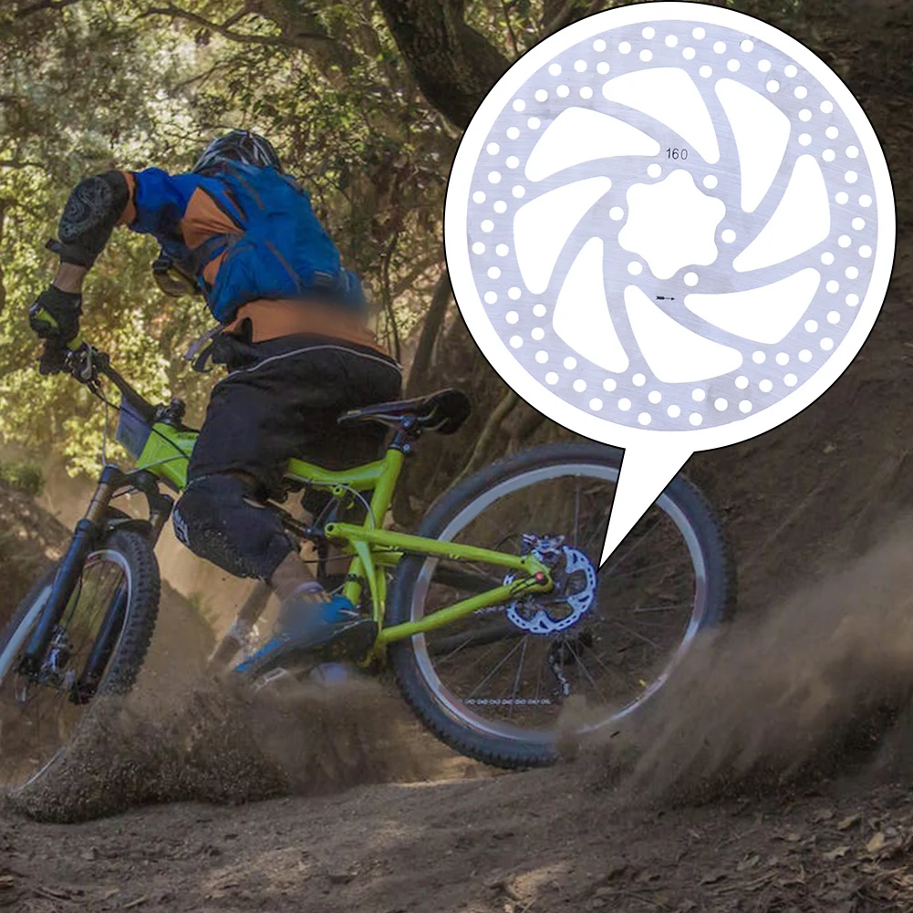 180 مللي متر مكبح قرصي قرص فرامل سميكة لجزء Ebike فرامل سميكة 2.8 مللي متر سمك ملحقات السيارة الكهربائية