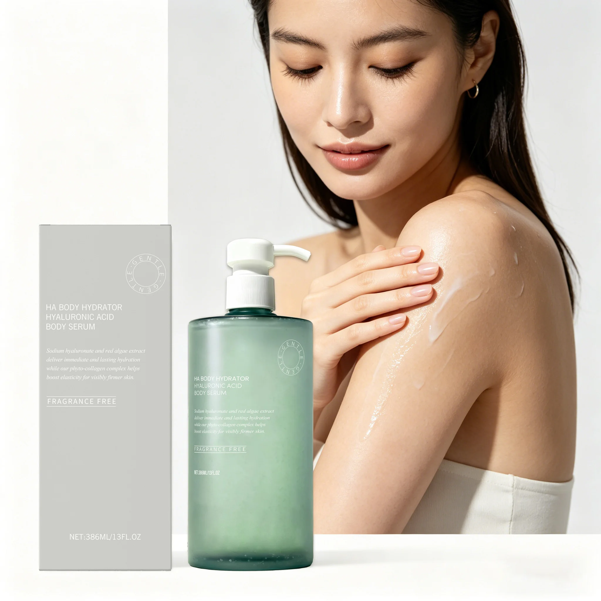 

386ML Body Care Serum Moisturizing & Nourishing Boosts Skin Elasticity Enhance Smoothness Refreshing Non-sticky Body Care Serum