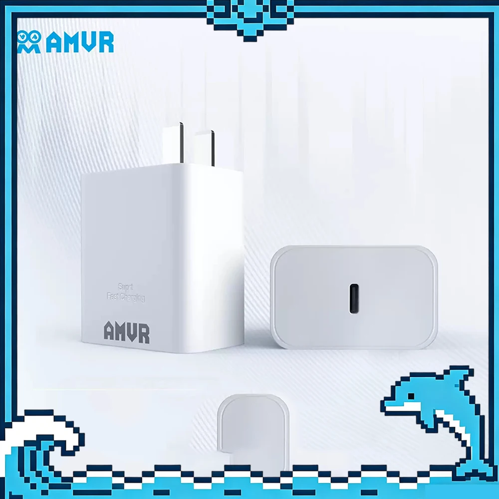 AMVR 45W fast charging charger VR Headset sType-C safe fast charging super power VR Glasses PD For quest3/3S