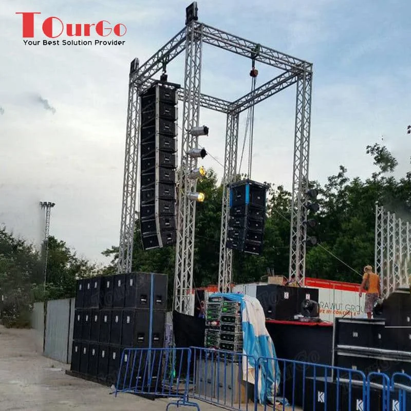 TourGo Heavy Duty LED Screen Spigot Truss Aluminum Tower Line Array Speaker Truss