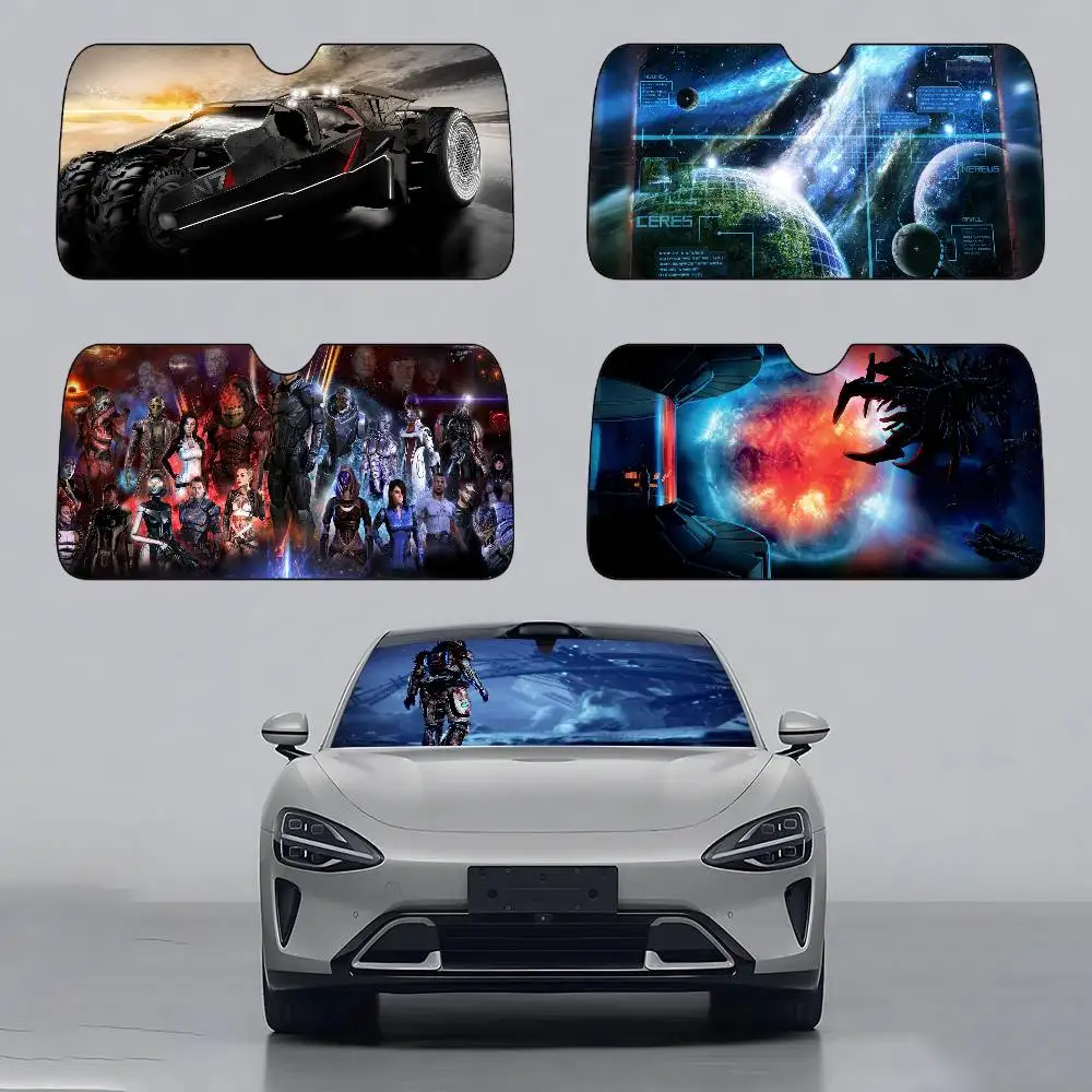 

M-Mass E-Effect Car SunShade Car Windshield Universal Sun Shield Folding Visor Covers