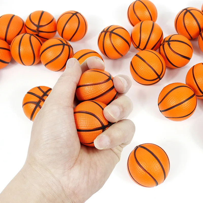 4cm Bouncy Basketball Toy Boys Sports Theme Party Decorations Happy Basketball Birthday Party Kids Favors Sports Parti Gifts