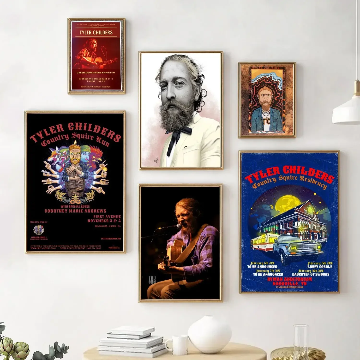 tyler childers Singer Poster Decorative Painting Canvas Poster Wall Art Living Room Posters Bedroom Painting