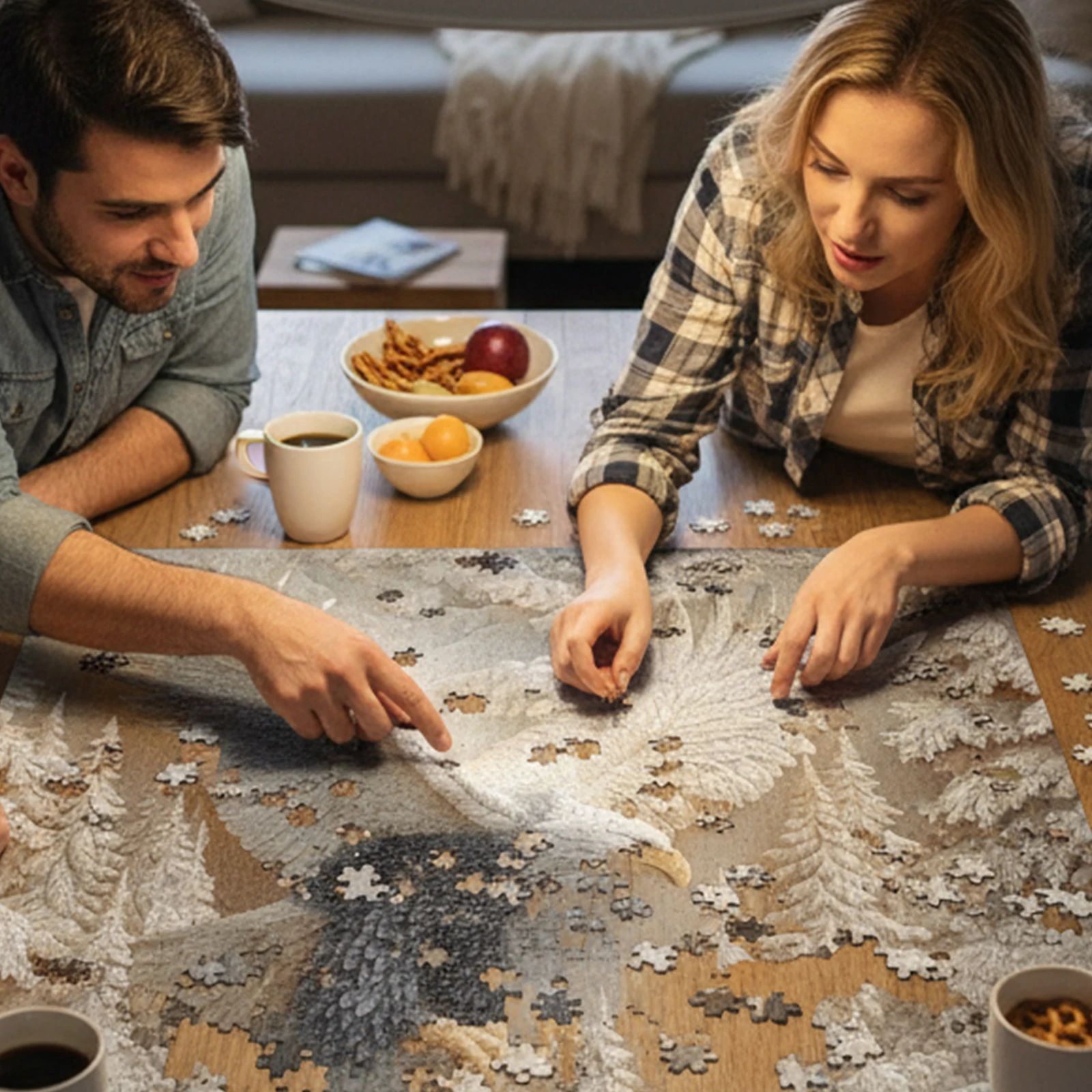 

1000 шт., пазлы с дизайном дикой природы, трудно сложные пазлы, пазлы с изображением орла и животных, отличный подарок для любителей природы