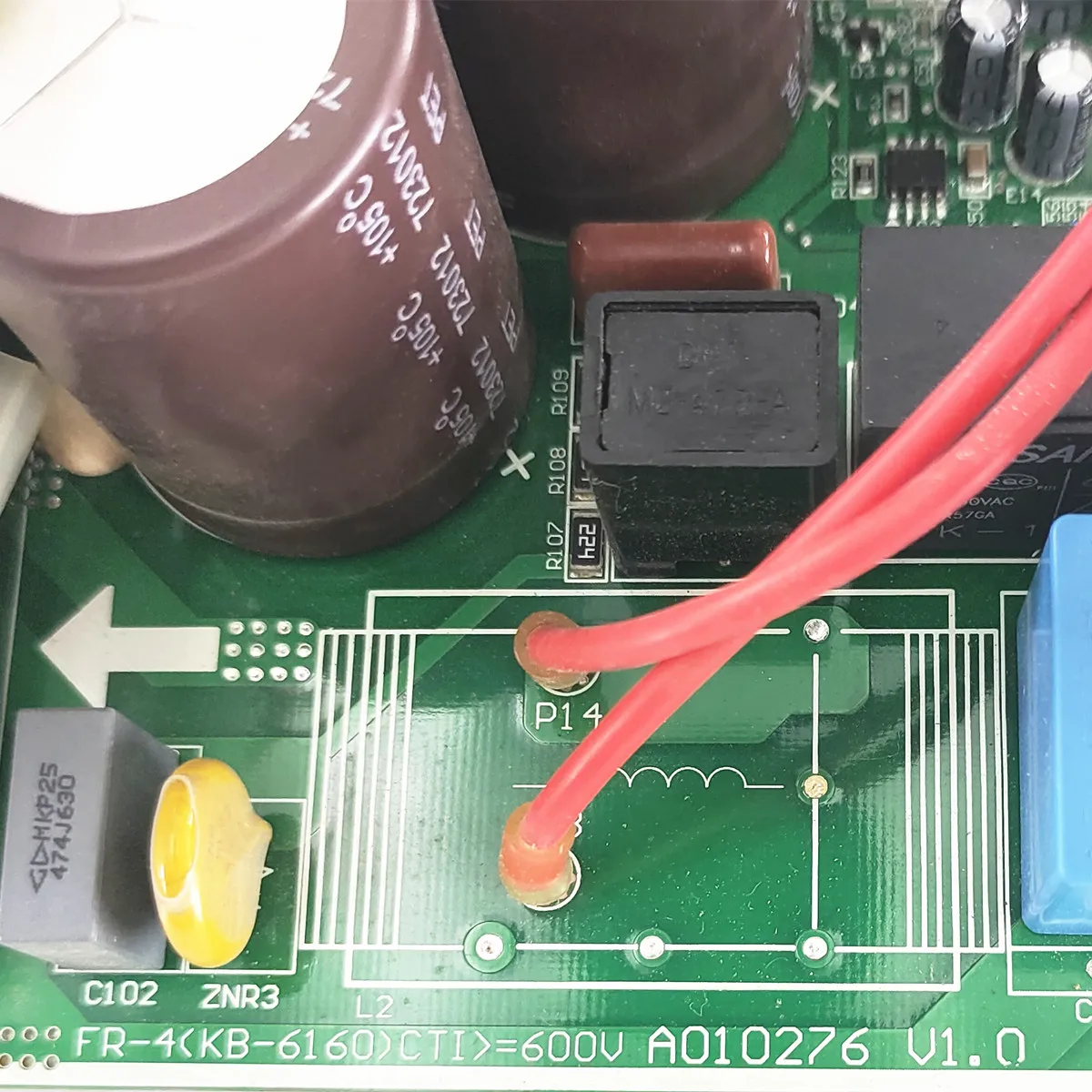 للوحدة الأم لمكيف الهواء TCL أ 010276   لوحة تحويل تردد لوحة الدائرة