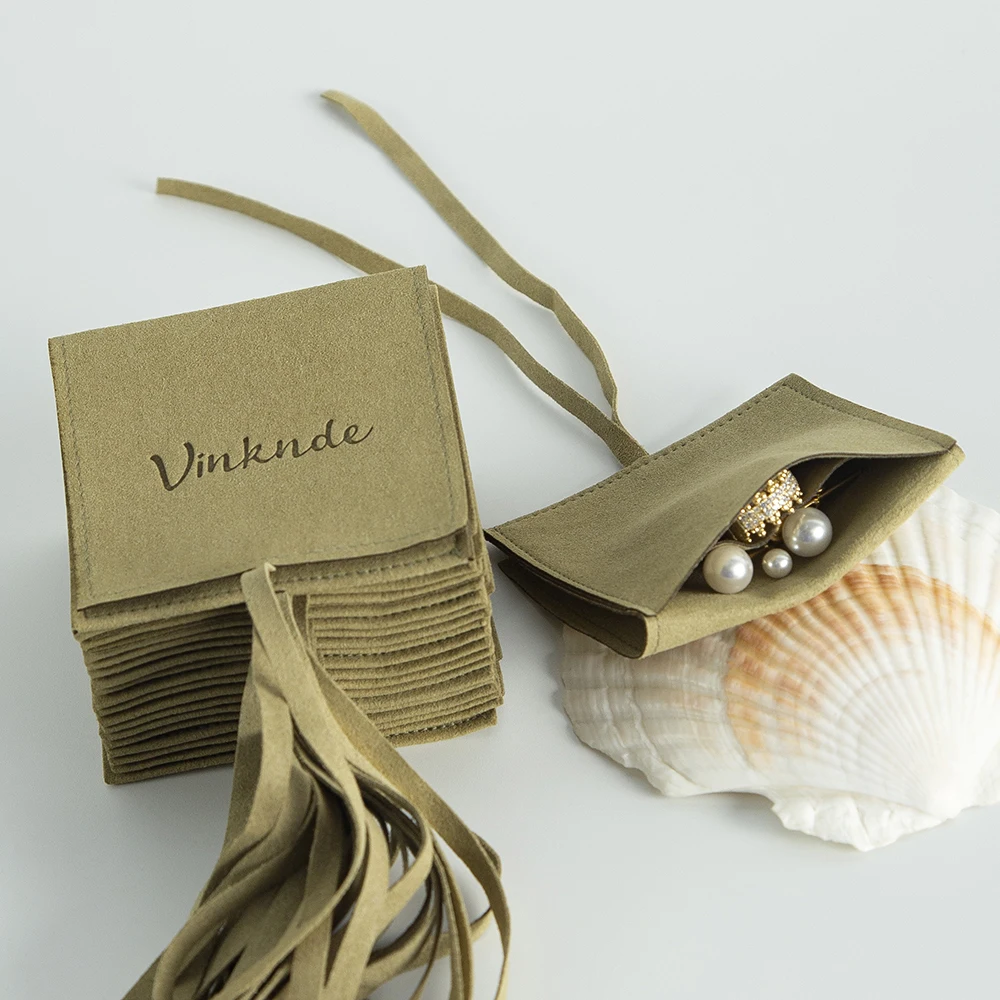 

Бархатный подарочный пакет для ювелирных изделий из микрофибры с логотипом 50, органайзер для свадебных сувениров, сумка для хранения сережек