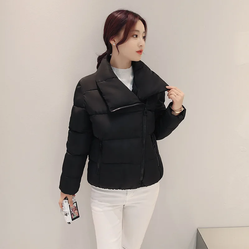 Snow Coats Women Short Jacket Parkas Autumn Jacket Coat Fashion Winter Solid Warm Casual Cotton Padded Down Parka Coat Outwears