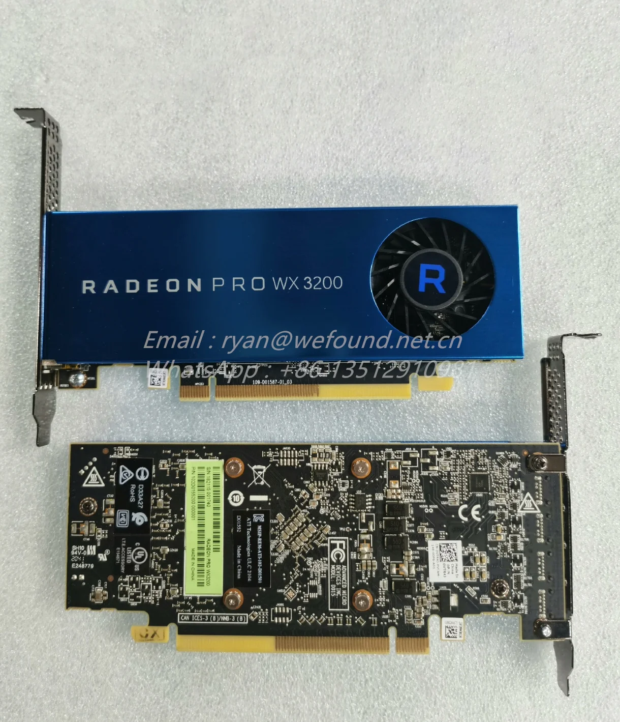 

Для видеокарты AMD RADEON PRO WX3200 4 ГБ GDDR5