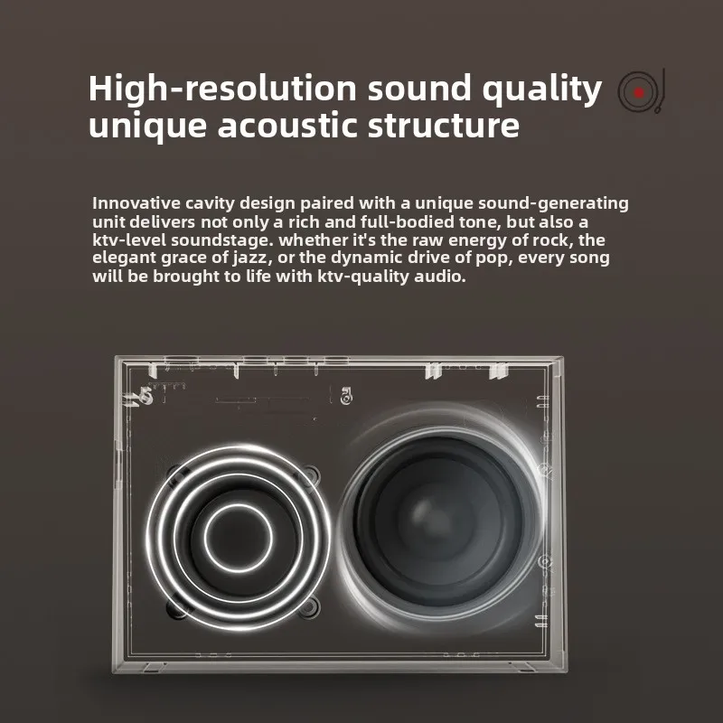 

Bluetooth-колонка с микрофоном для караоке и дисплеем для отображения текстов песен