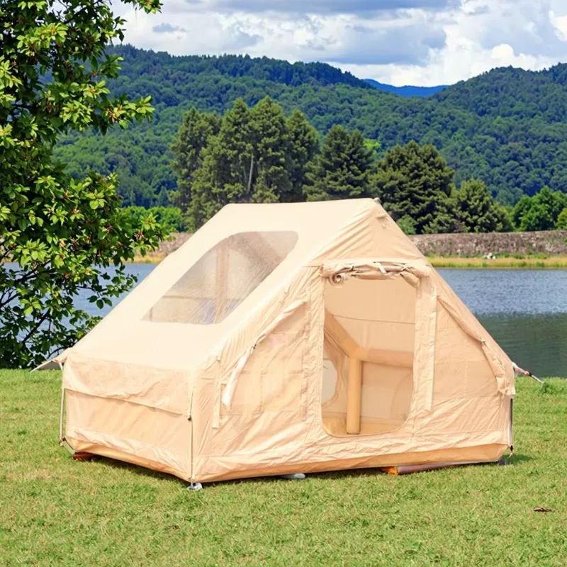

2025 Luxury Portable PVC Cotton Air Tent For Outdoor Camping Thickened Waterproof Oxford Sunscreen Windproof And Snow Dust-Proof