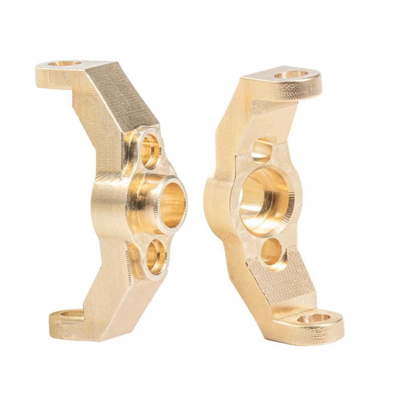 

2Pcs Brass Caster Blocks C-Hub Carrier 9733 For Traxxas TRX4M TRX-4M 1/18 RC Crawler Car Upgrade Parts Accessories