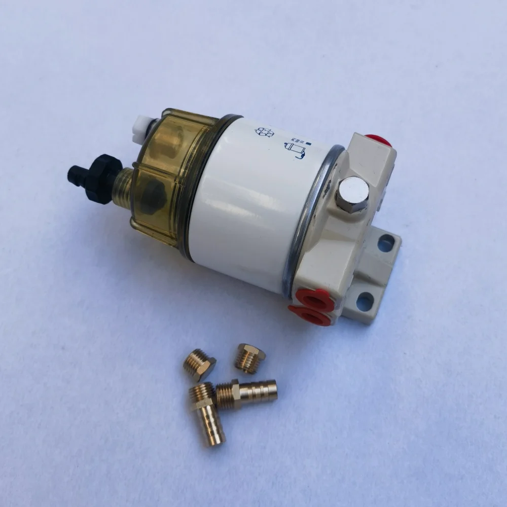 R12T فلتر الوقود فاصل المياه مرشح R12T يحل محل S3240 120AT 2P 502489   فلتر الوقود R12P R12S لمحرك اليخوت البحري الصغير