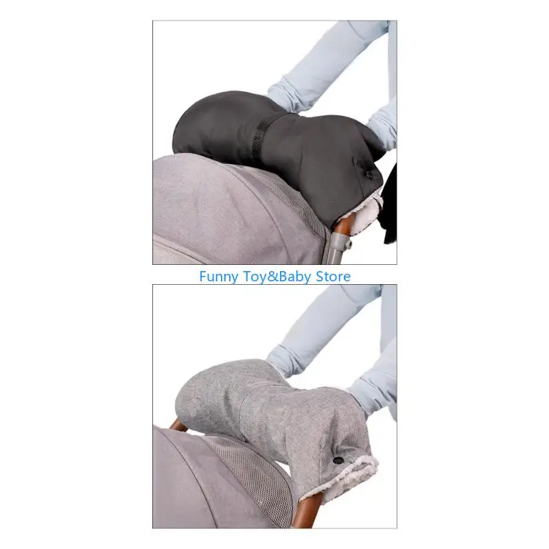 

Универсальные детские коляски, варежки, теплая изоляция, водонепроницаемый дизайн, простая установка на липучке, мягкий флисовый