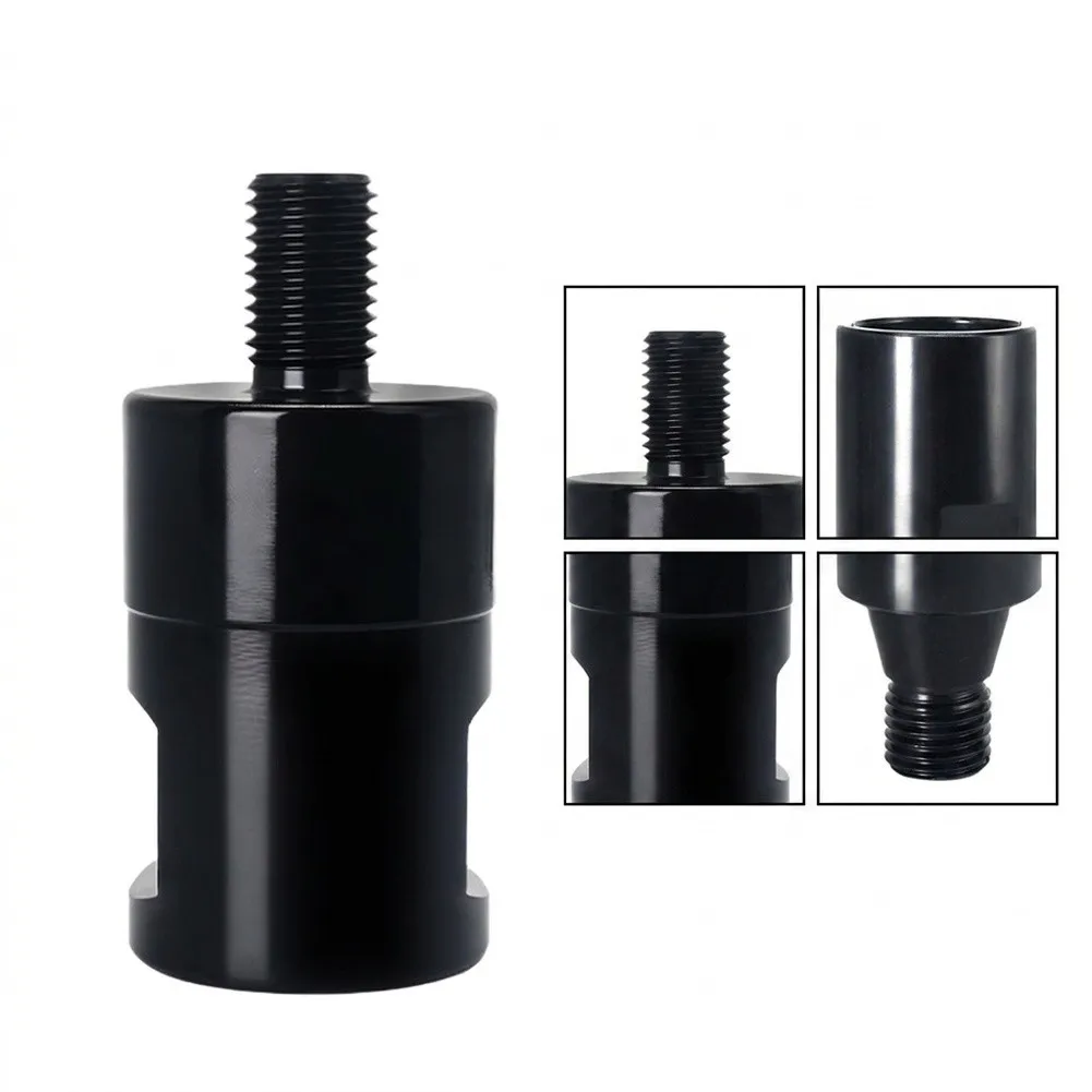 1-1/4in to For M16 and 1-1/4in to For M22 Thread Adapter for Water Drill Machines Hammer Drills Hole Cutters Construction Use