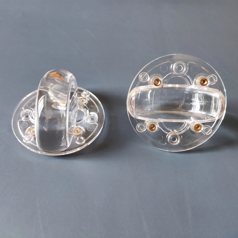 #MOVZ-69 High quality Led Optical Lens, Window lamp lens, Size 69X41mm, Degree 180, Clean surface, PMMA