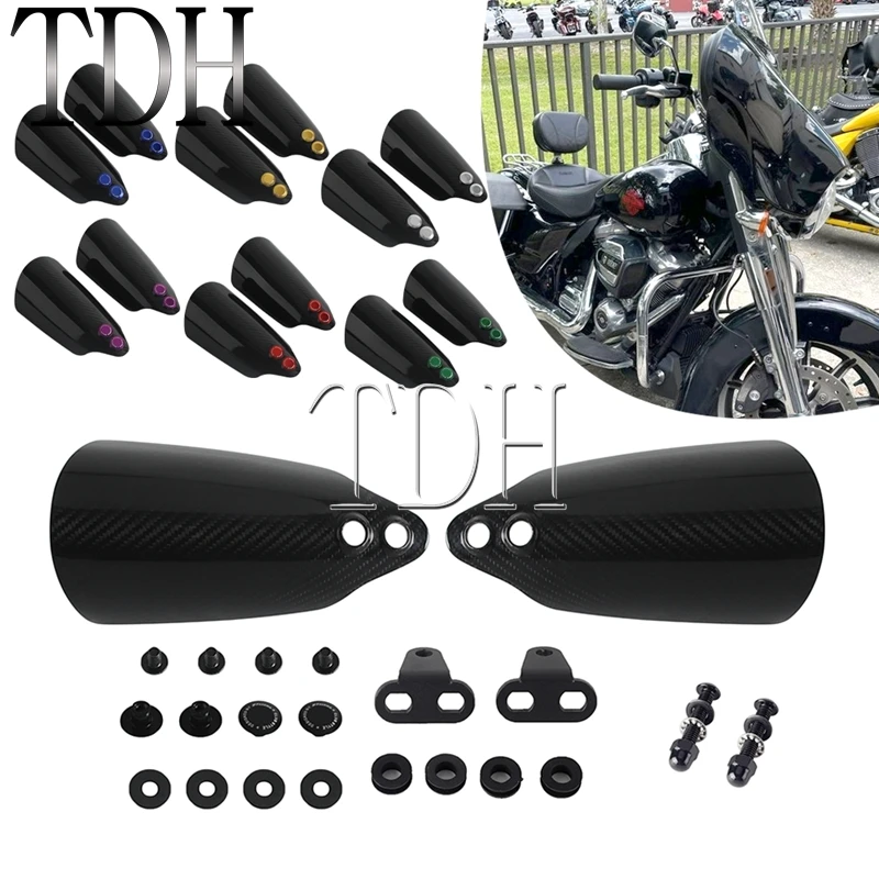 Motorcycle Accessories Hand Shield Guard Handle Bar Handguard Protector Cover For Harley Touring Electra Street Glide 2014-2020