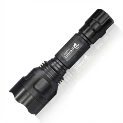 UltraFire C8 Army Tactical Flashlight 1000 Lumens Powerful Rechargeable 18650 Police Torch Light Hiking Camping Outdoor LED Lamp