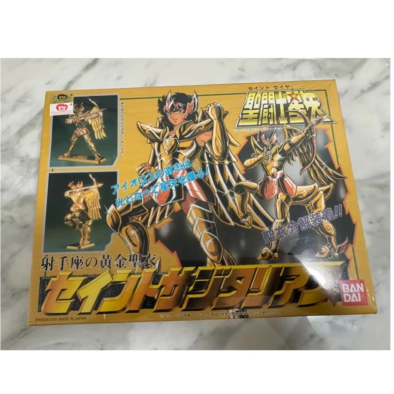 

In Stock Bandai Saint Seiya Golden Clothes Sagittarius Aiolos Model Collect Holiday Gifts Ornaments Figure Action Doll Toys