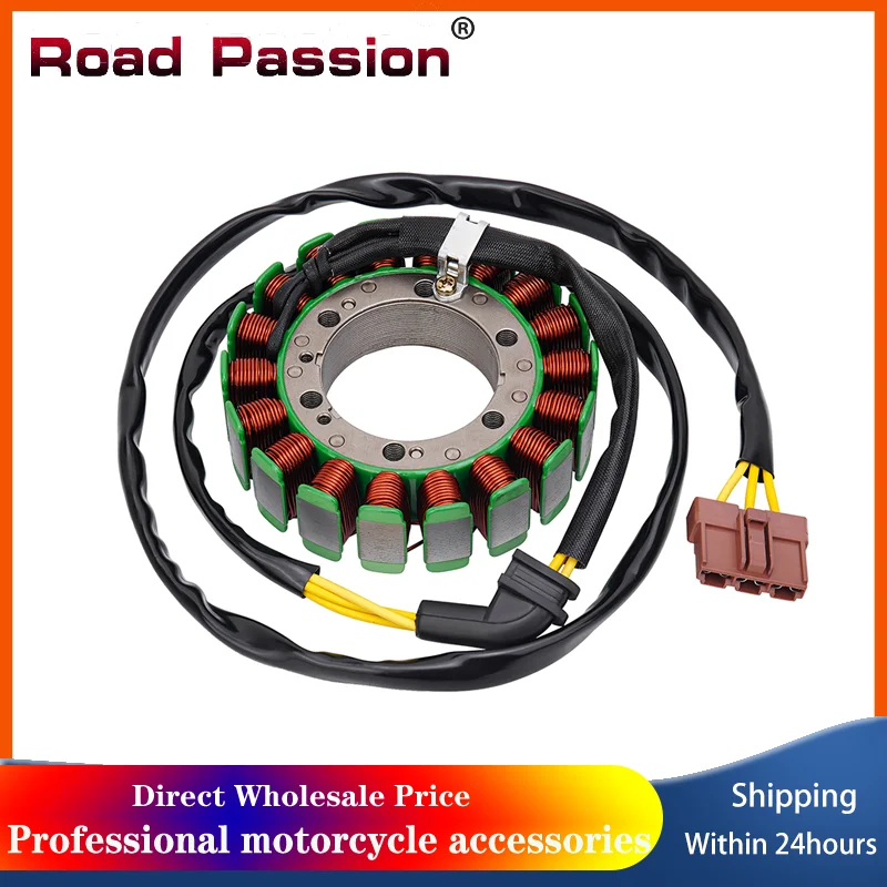 Road Passion Motorcycle Parts Generator Stator Coil For Aprilia RSV1000 RRM00 RSV1000R Tuono ETV1000 CAPONORD RST1000 AP0685330