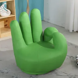 Il Design creativo delle dita in stile Casual può essere utilizzato come un singolo divano reclinabile con palmo camera da letto balcone Casual girevole piccolo divano sedia nuovo