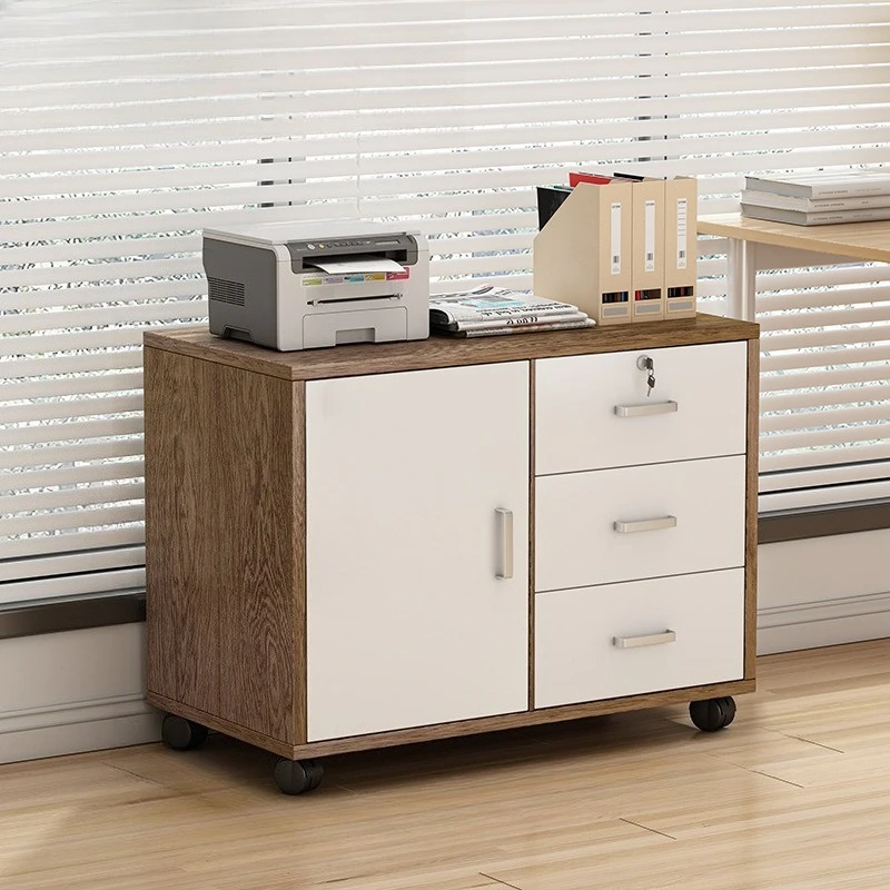 

lockable storage File cabinet floor-to-ceiling office small low filing cabinets removable Multipurpose meuble document furniture
