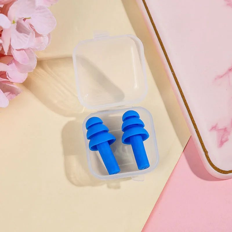 5/10Pair Soft Silicone Earplugs Waterproof Swimming Ear Plugs Reusable Noise Reduction Sleeping Ear Plugs Hearing Protector With