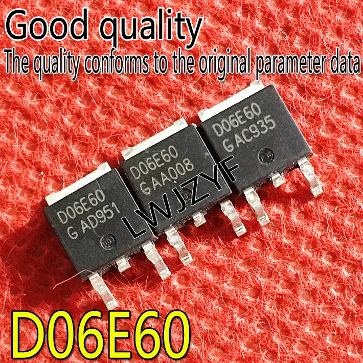 

(10 шт.) Новый МОП-транзистор D06E60 IDD06E60 TO-252 Быстрая доставка