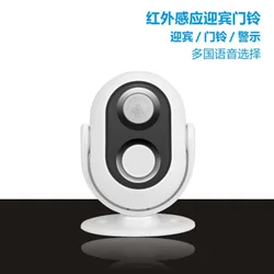 Wireless Alarm Guest Welcome Chime Door Bell PIR Motion Sensor For Shop Entry Company Security Protection Alarm Doorbell