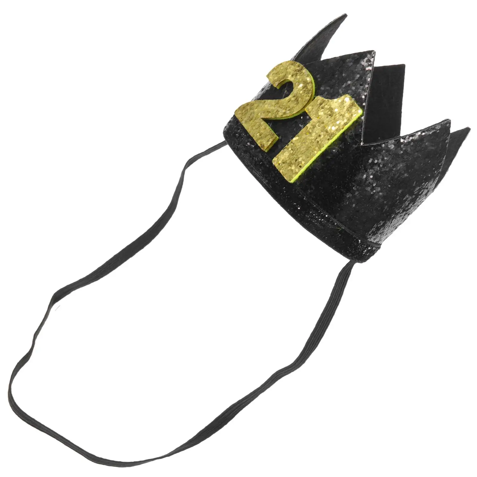 

Birthday Hat Non-woven Fabric Crown Party Supply Girl Child Birthday Cap Lightweight Portable Fade-resistant Celebration