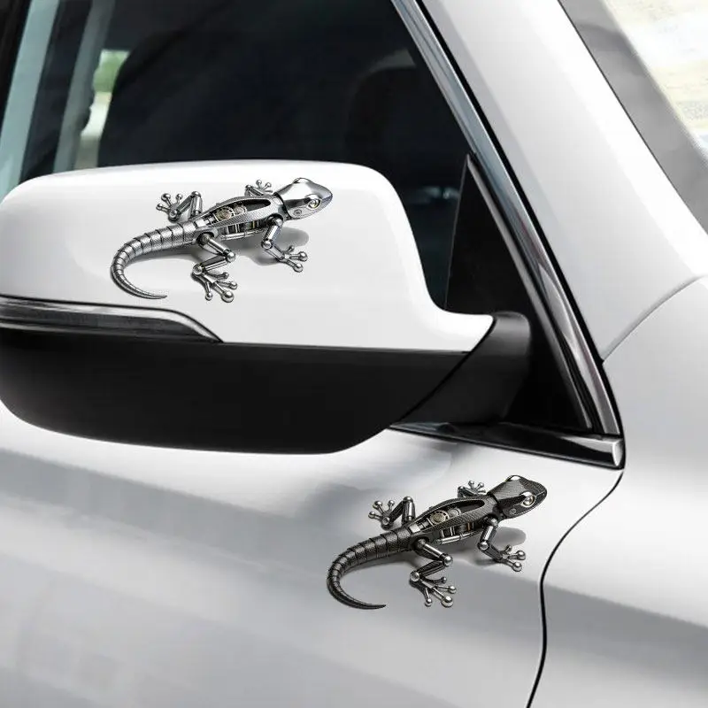 Mechanical gecko pattern; decorative stickers for car windows; waterproof vinyl stickers for motorcycles.Trunk trim stickers