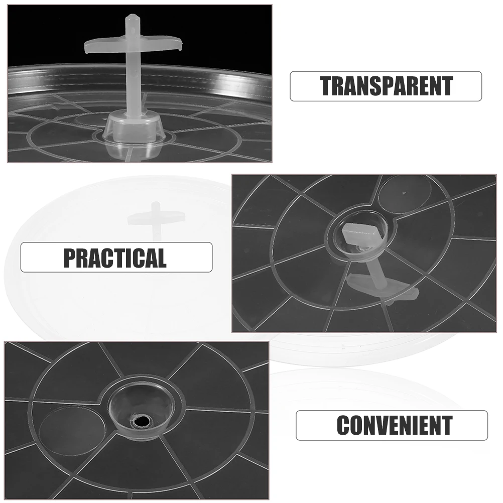 

5pcs Poop Tray for Cage Bird Toilet Pan Parakeet Potty Durable Material Easy Clean Accessories Leakproof Odor Resistant Circular