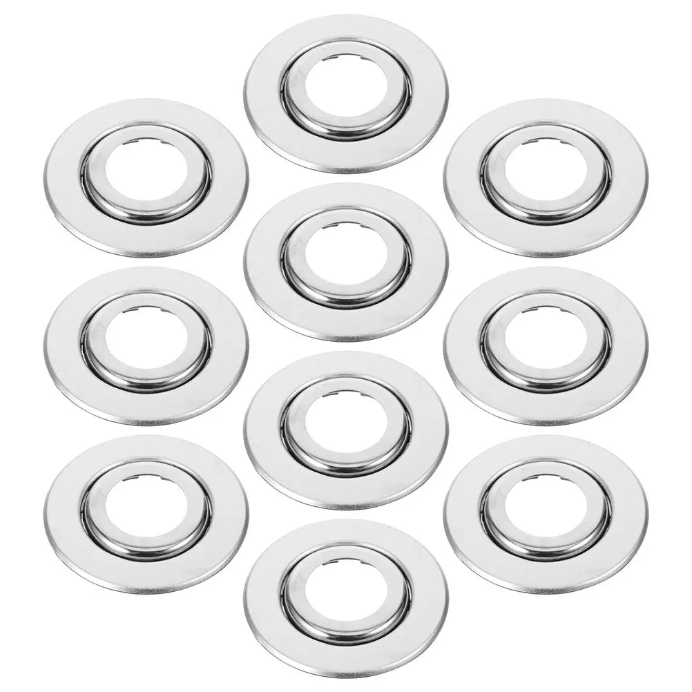 20pcs Fire Head Dual Disc Design Wall-Mounted Sprinkler Protector 3/4 Inch Stainless Steel Pipe Cover Escutcheon Replacement