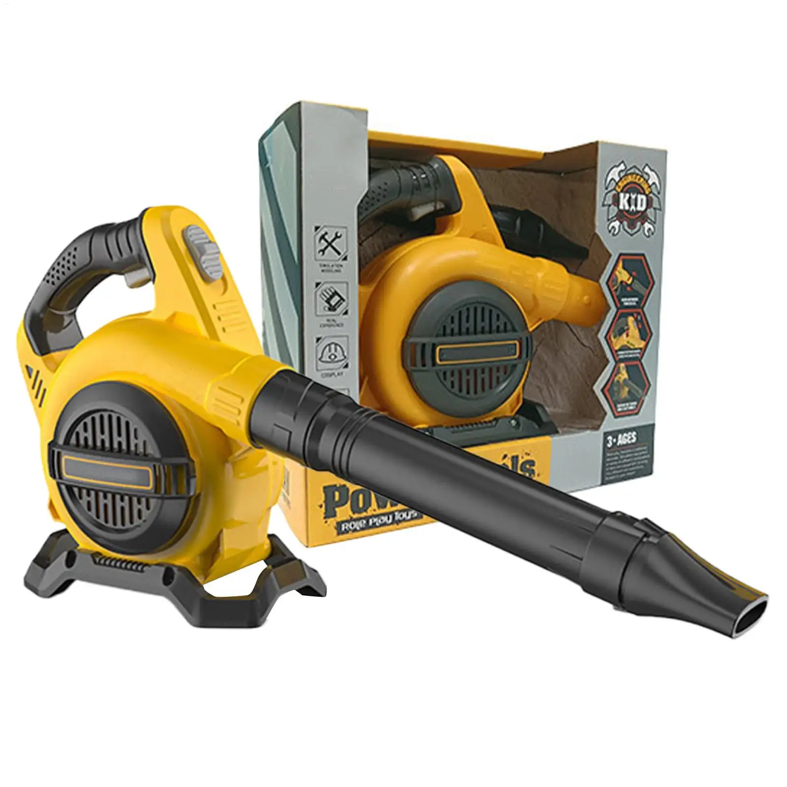 منفاخ أوراق الشجر الذي يعمل بالبطارية للأطفال، منفاخ هواء لاسلكي، مكنسة كهربائية، أوراق الحديقة، مجمع الغبار، منفاخ هواء كهربائي #4