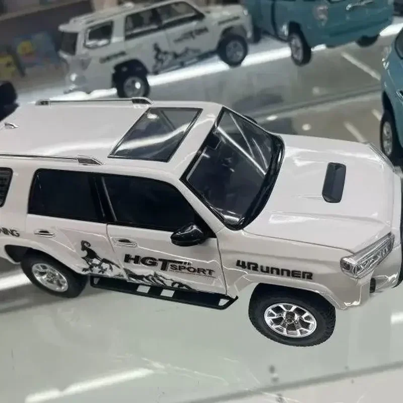 2024 Hg 4runner 1:18 modelo eléctrico de alta simulación, vehículo de tracción en las cuatro ruedas con Control remoto de 2,4g, juguete para niños y adultos, regalos de cumpleaños